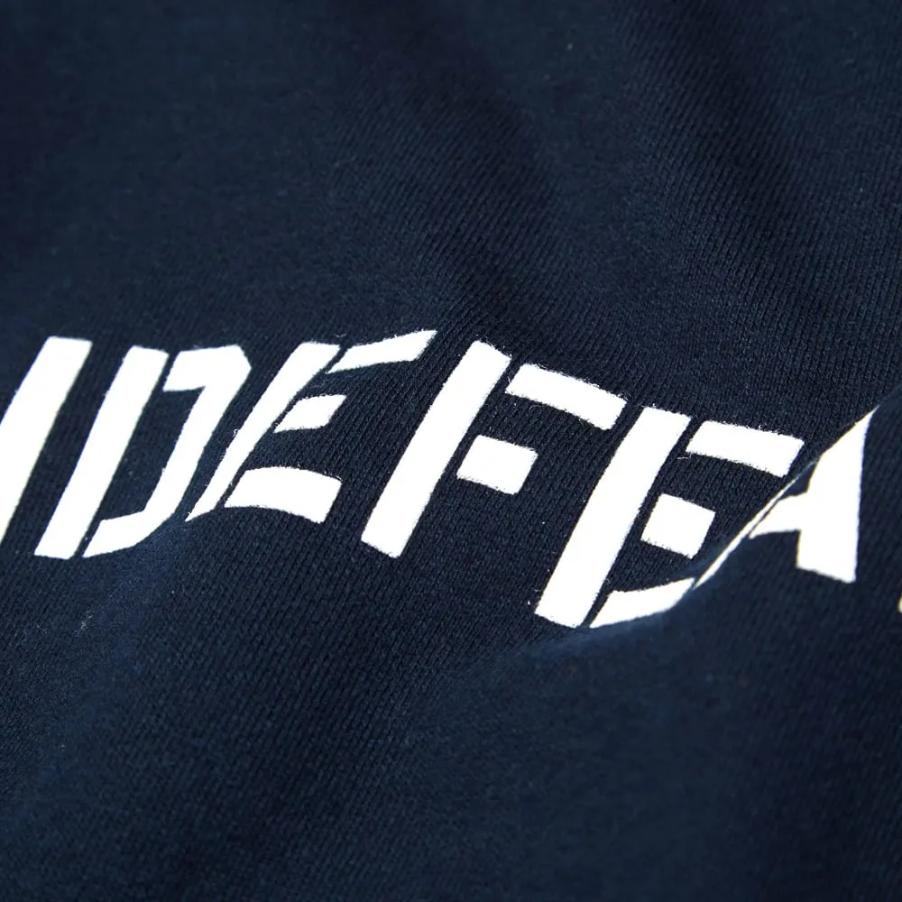 Undefeated Stencil Basic Pullover CrewNavy