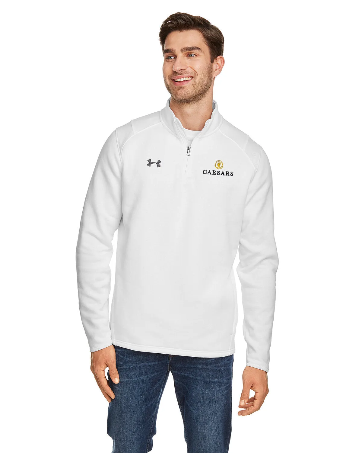 Under Armour Hustle Quarter-Zip Pullover Sweatshirt