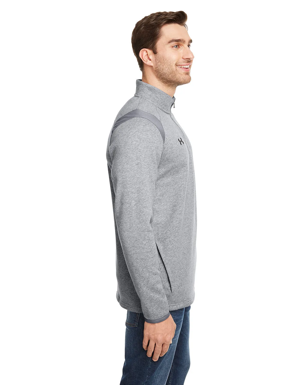 Under Armour Hustle Quarter-Zip Pullover Sweatshirt