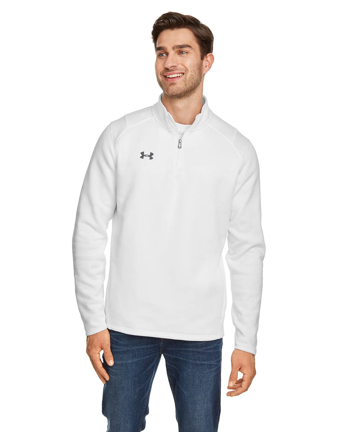 Under Armour Hustle Quarter-Zip Pullover Sweatshirt