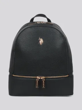 U.S. Polo Assn. Womens Jones Backpack in Black