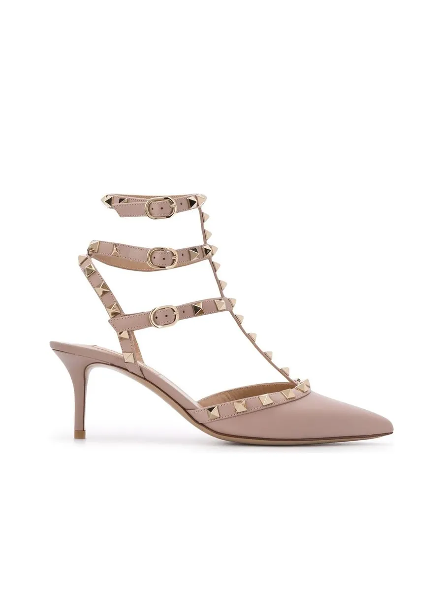 Valentino Garavani Rockstud Anklestrap Stilettos