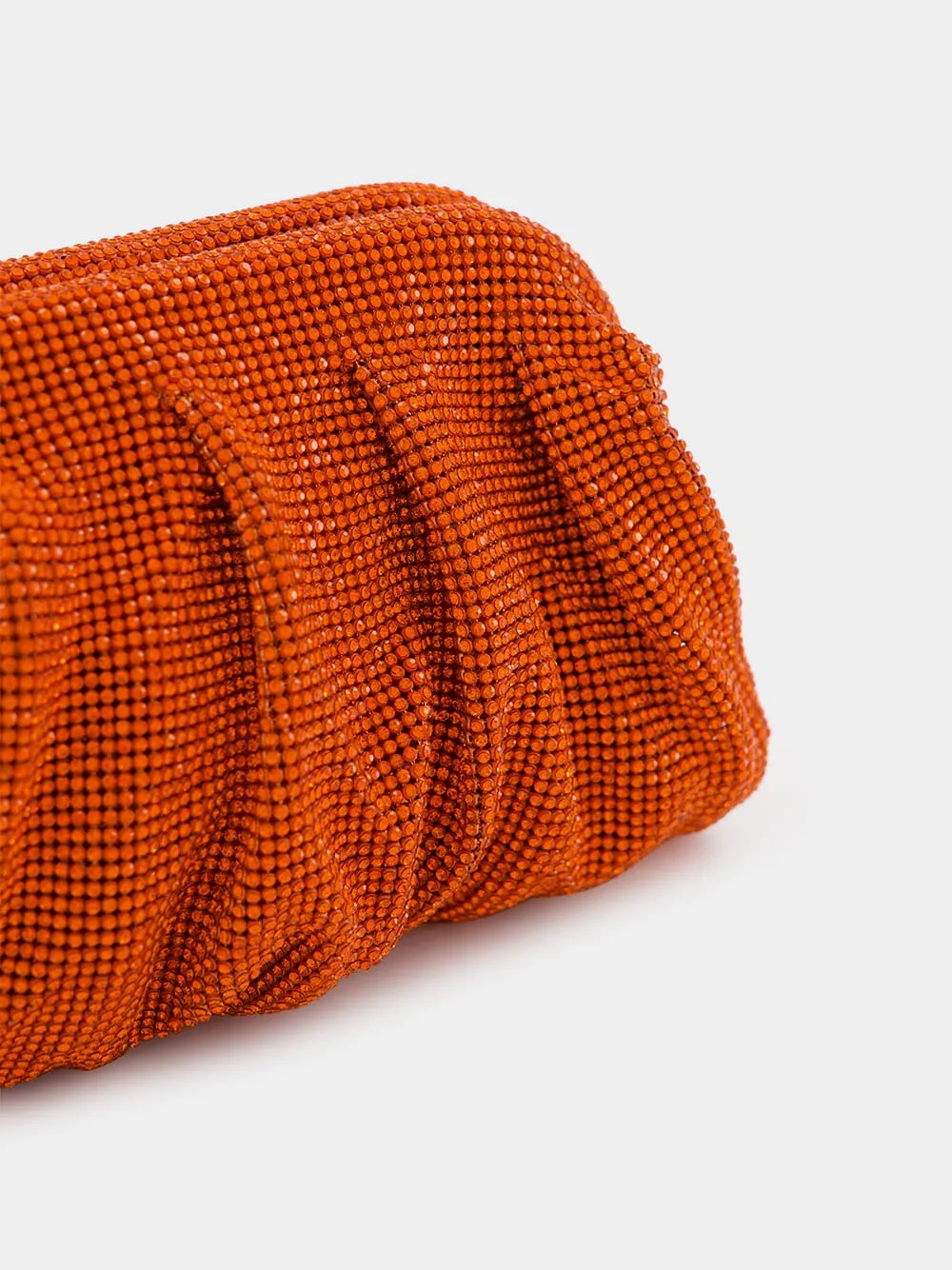 Venus La Petite Orange Crystal Clutch