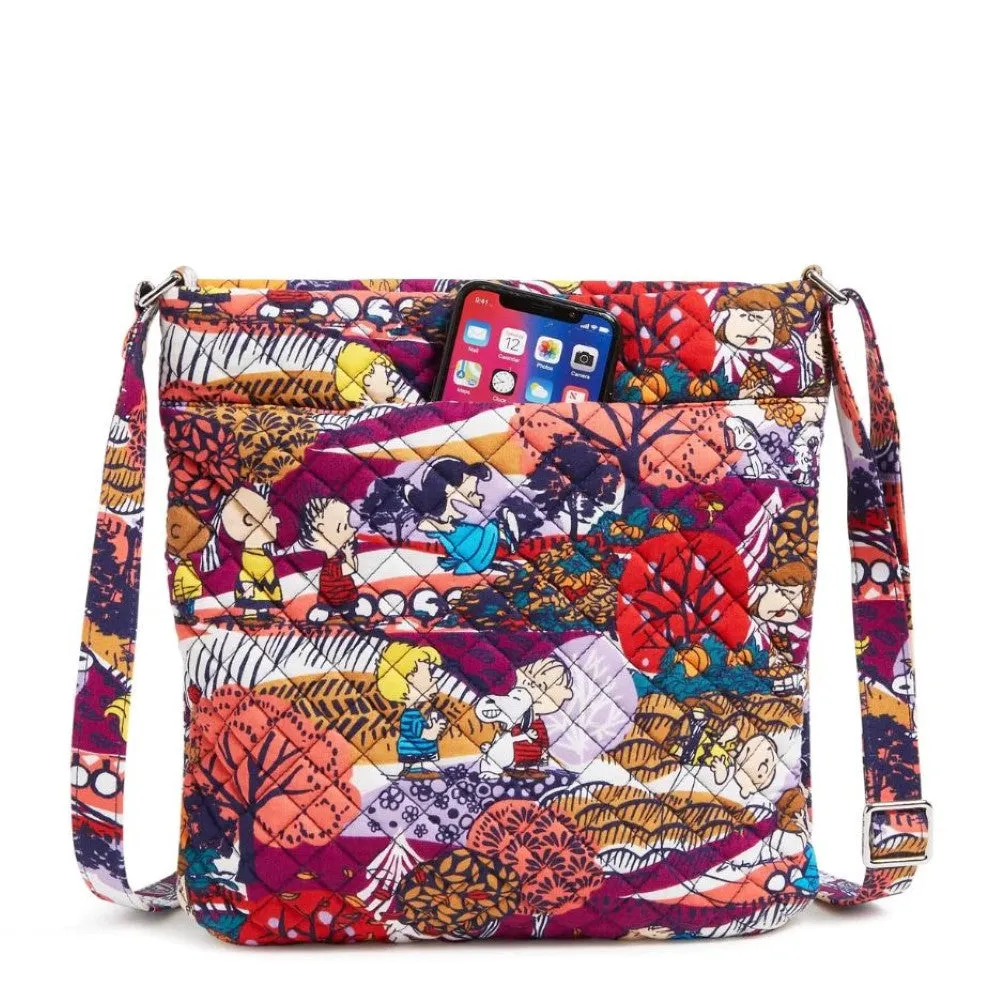 Vera Bradley x Peanuts Triple Zip Hipster Crossbody Handbag