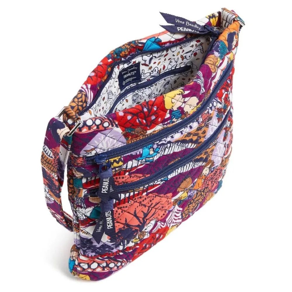 Vera Bradley x Peanuts Triple Zip Hipster Crossbody Handbag