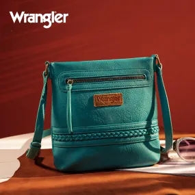 WG97G-9360  Wrangler Braided Concealed Carry Crossbody - Turquoise