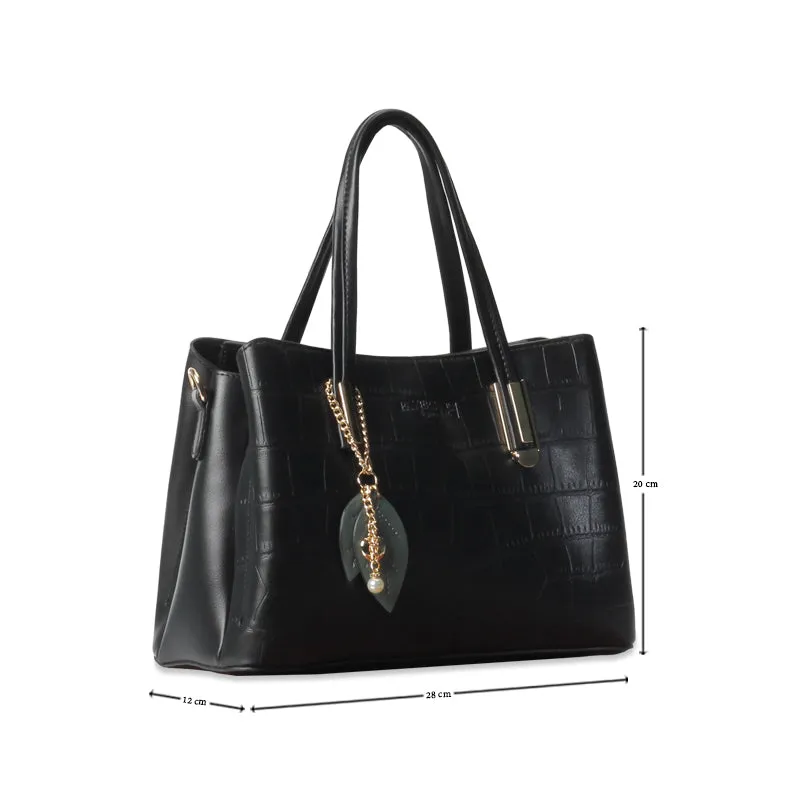 Women's Textured Satchel Bag