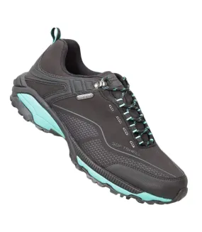 Womens/ladies collie waterproof walking shoes black Mountain Warehouse