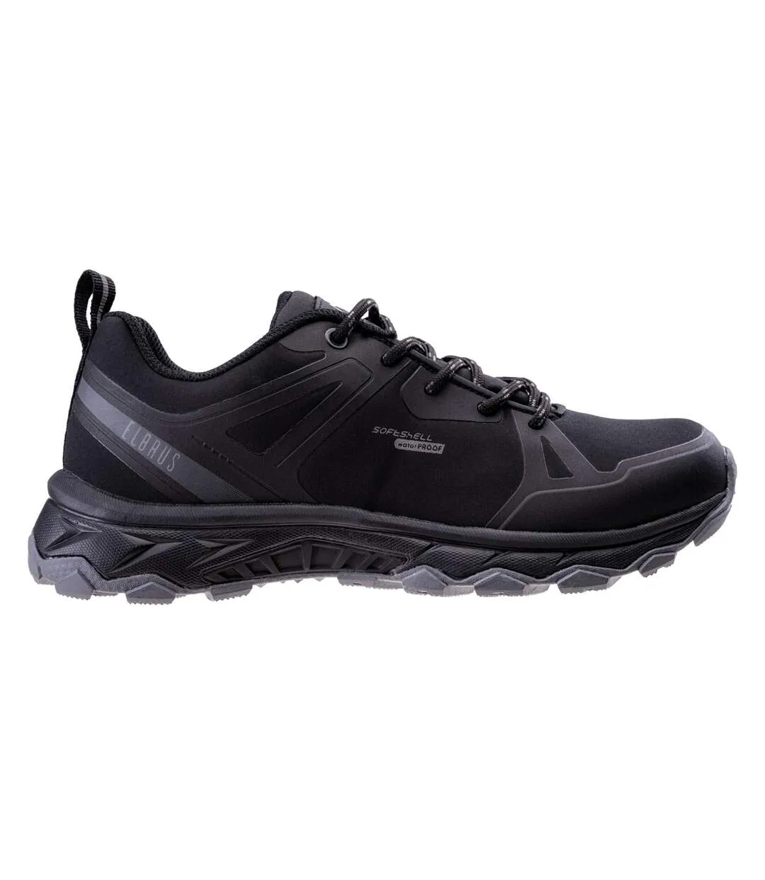 Womens/ladies wesko waterproof walking shoes black Elbrus