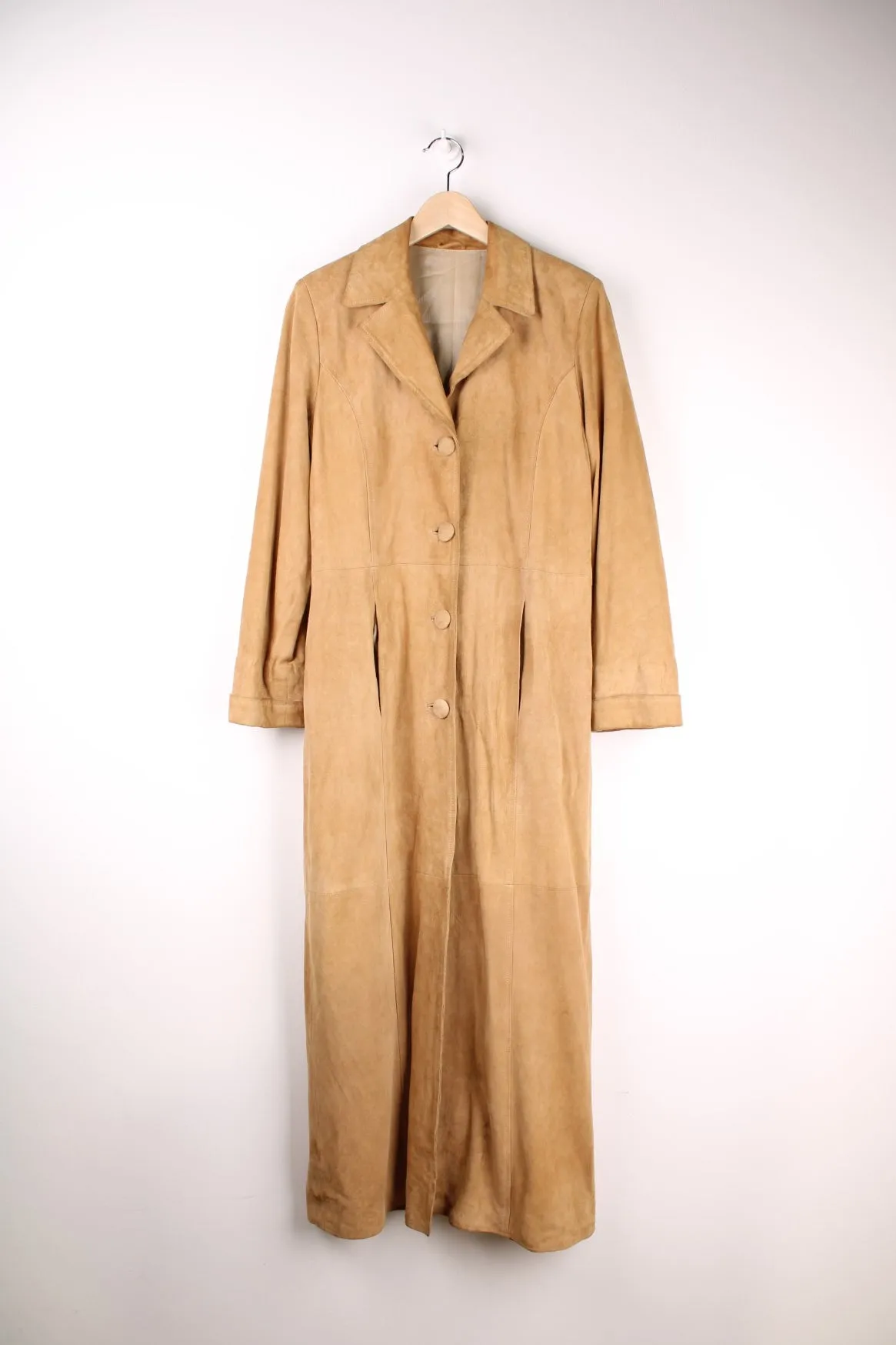 Y2K Suede Trench Jacket