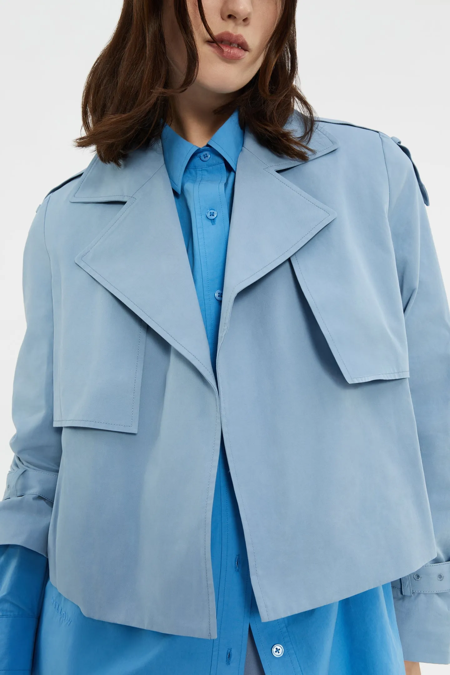 Zoe Cropped Trench